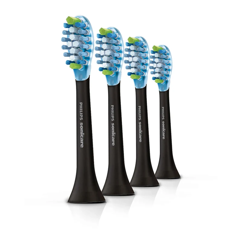Philips - Brossettes - Sonicare C3 - Premium Plaque Defence - 4 Pièces - Noir - HX9044