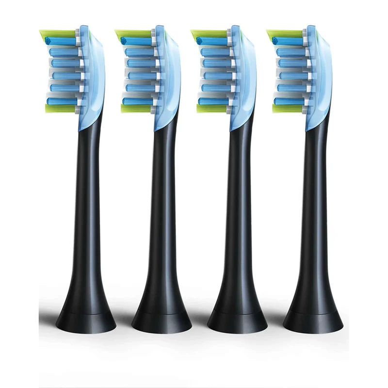 Philips - Brossettes - Sonicare C3 - Premium Plaque Defence - 4 Pièces - Noir - HX9044