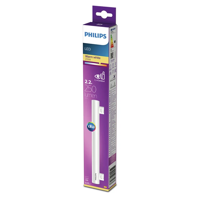 PHILIPS - Tube Light - S14S - 60 W - 375 Lumen - 2700 K - Frosted - Light tube