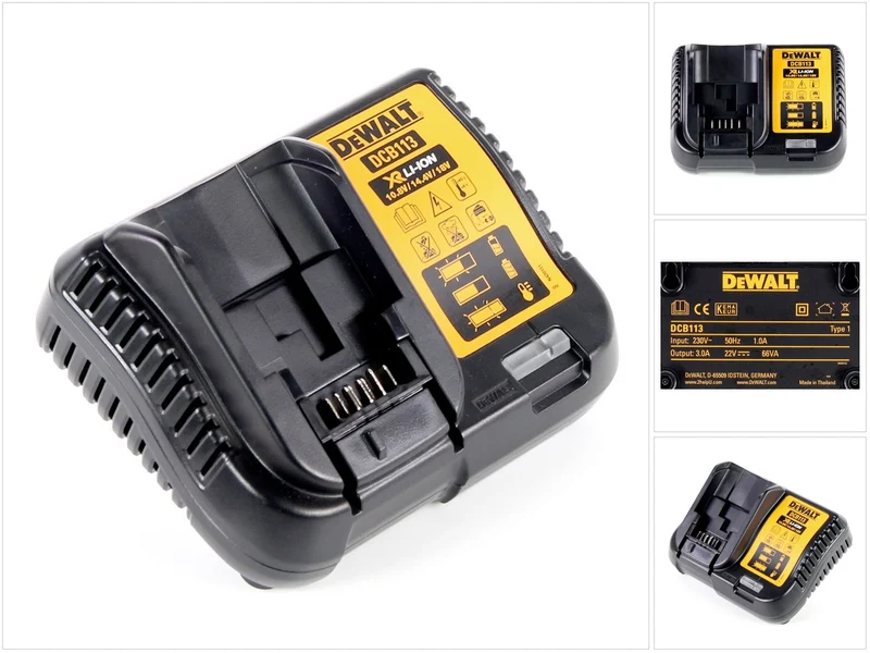 DeWalt DCB 113 Chargeur XR 10,8V-18V pour Batteries Li-Ion