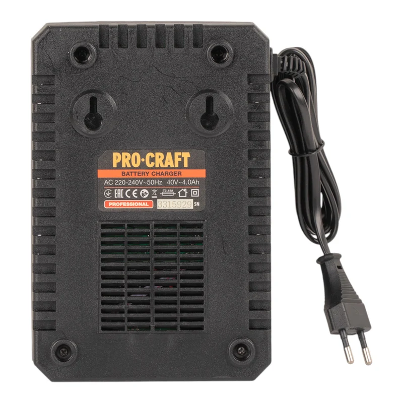 Chargeur Procraft 40/1 40 V pour batteries Li-ion 40 volts