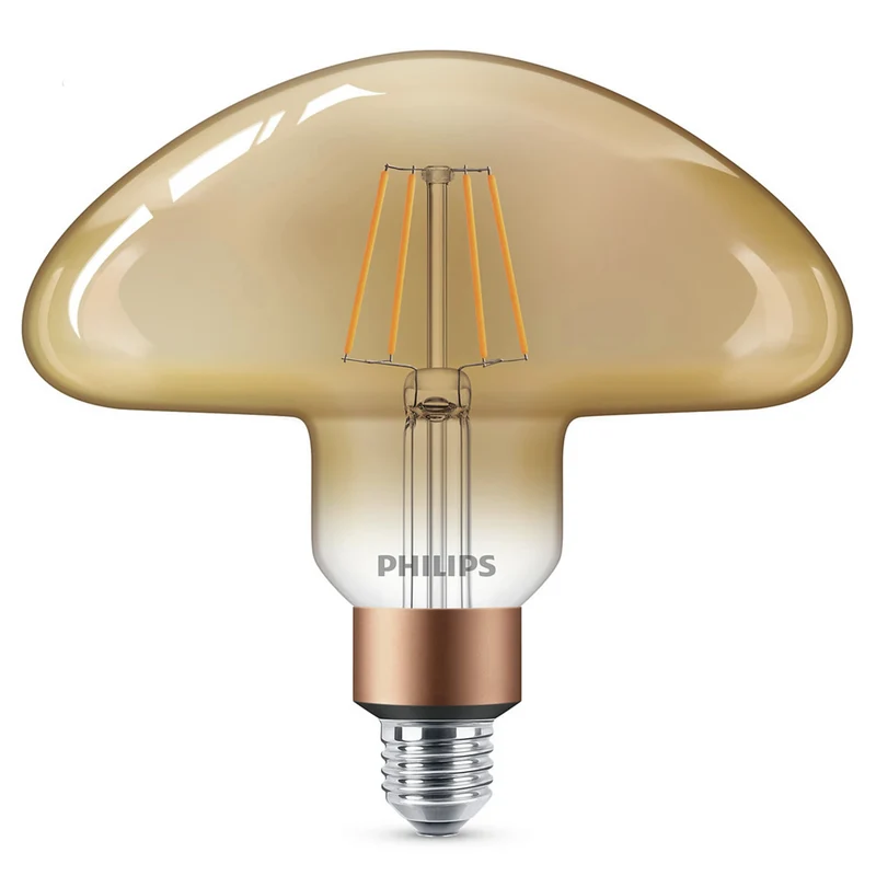PHILIPS - Vintage Led - E27 - 30 W - 350 Lumen - 2000 K - Flame - Mushroom - Dimmable
