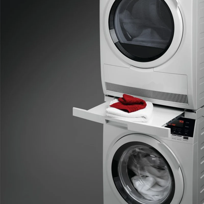 AEG - Kit de superposition lave linge seche linge - A1WYHSK1 - Avec plan de travail - Blanc