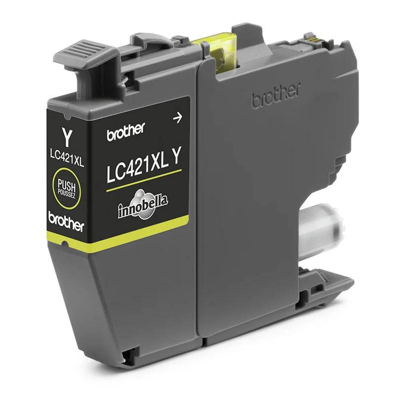 BROTHER Cartouche d'encre LC421XL Y - Jaune