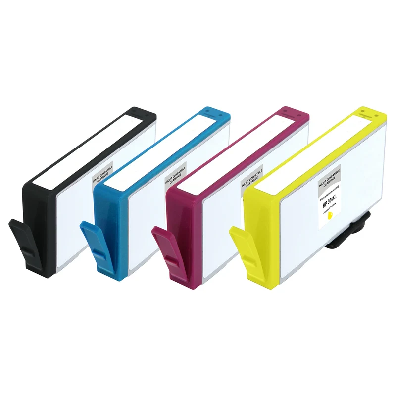 RECYCLECLUB XL Cartouche d'encre 364XL - Multipack - Noir + Bleu + Rouge + Jaune - Remplace HP