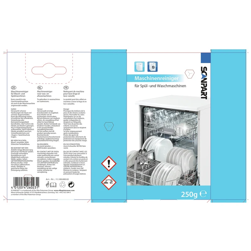 SCANPART Nettoyant pour lave-vaisselle R021 - Poudre