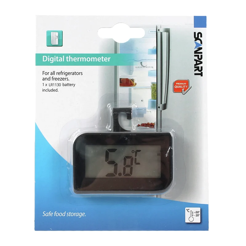 SCANPART - Thermomètre pour réfrigérateur - -20 °C à +50 °C