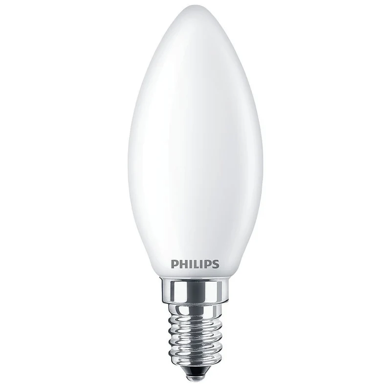 PHILIPS - Light Bulb - E14 - 60 W - 806 Lumen - 2700 K - Frosted - Candle