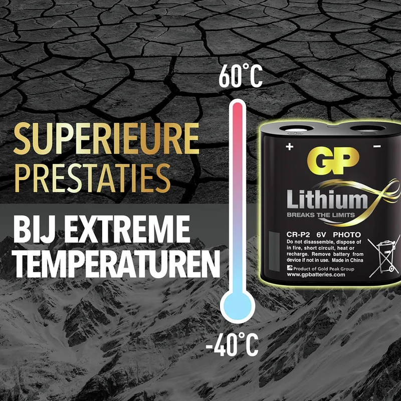 GP Lithium 223 | CR-P2 - 6 V - 1400 mAh Batterie