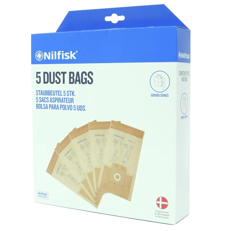 NILFISK GD1000 - 5 Sacs d´aspirateur
