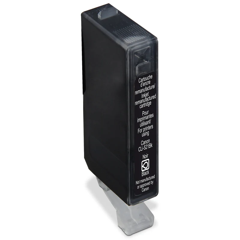 RECYCLECLUB Cartouche d'encre CLI-521BK - Noir - Remplace Canon