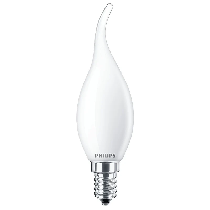 PHILIPS - Light Bulb - E14 - 25 W - 250 Lumen - 2700 K - Frosted - Candle with Tip