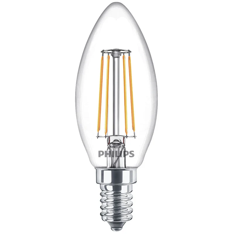 PHILIPS - Light Bulb - E14 - 40 W - 470 Lumen - 2700 K - Bright - Candle