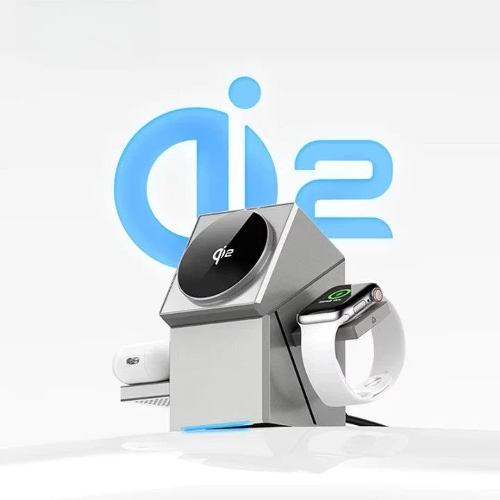 Power Hub Rotating Station 3in1 Wireless Charger