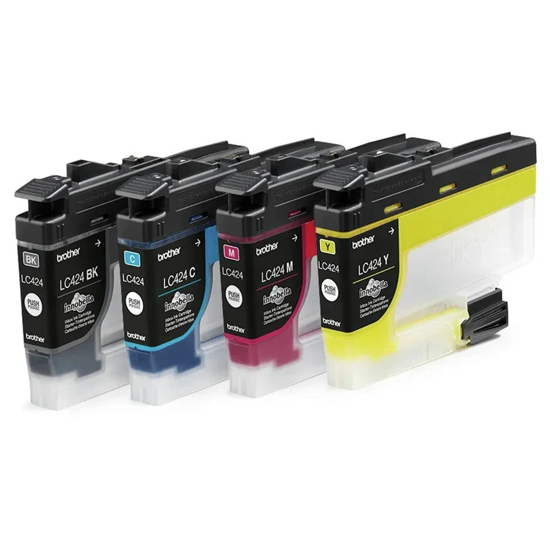 BROTHER Cartouche d'encre LC424 - Multipack - Noir + Bleu + Rouge + Jaune