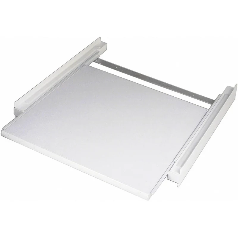 SCANPART - Kit de superposition lave linge seche linge - Avec plan de travail - Blanc - Sangle de tension non incluse