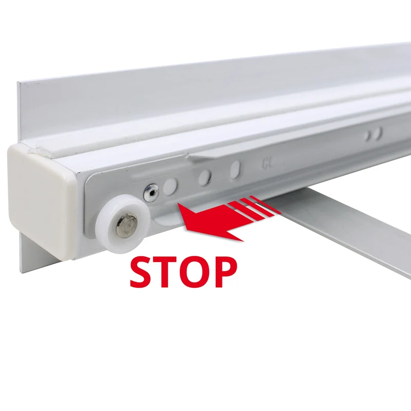 SCANPART - Kit de superposition lave linge seche linge - Avec plan de travail - Blanc - Sangle de tension non incluse