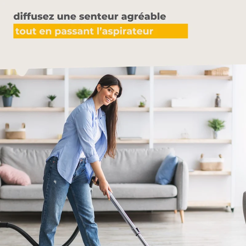 4 Sachets de granulés parfumés pour aspirateur senteur santal citron TopFilter