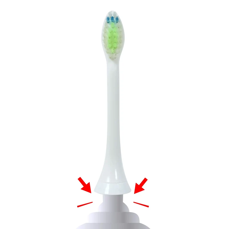 SCANPART - Brossettes - Active Clean - Compatible avec Philips Sonicare - 4 Pièces - Blanc - HX6064