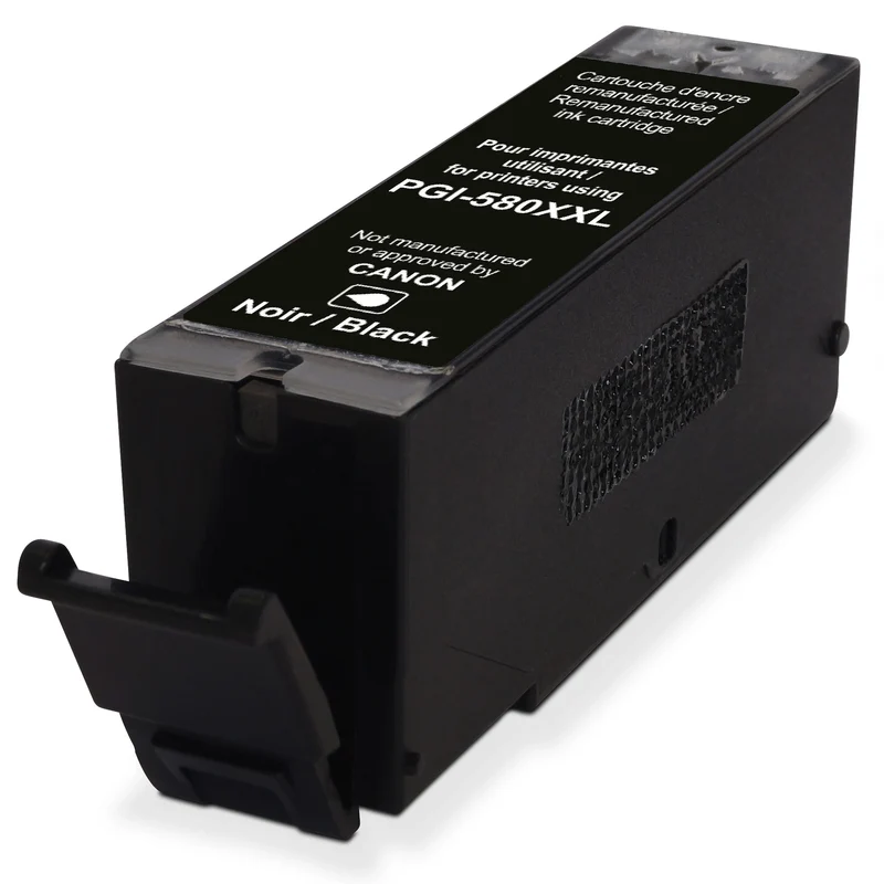 RECYCLECLUB XL Cartouche d'encre PGI-580PGBK XXL - Noir - Remplace Canon