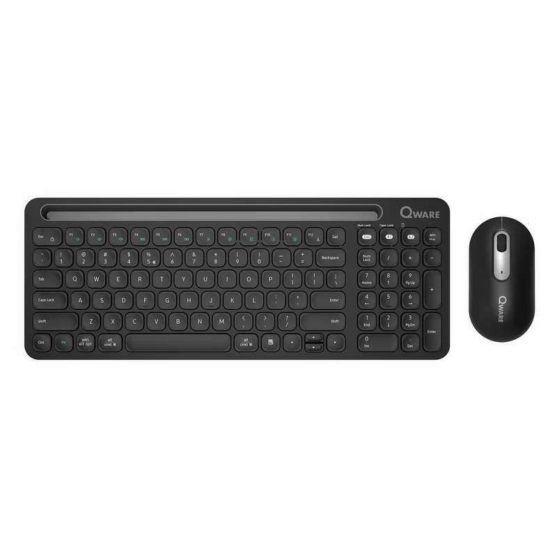 QWARE - Souris et clavier - Florence - Sans fil - USB-A | Bluetooth