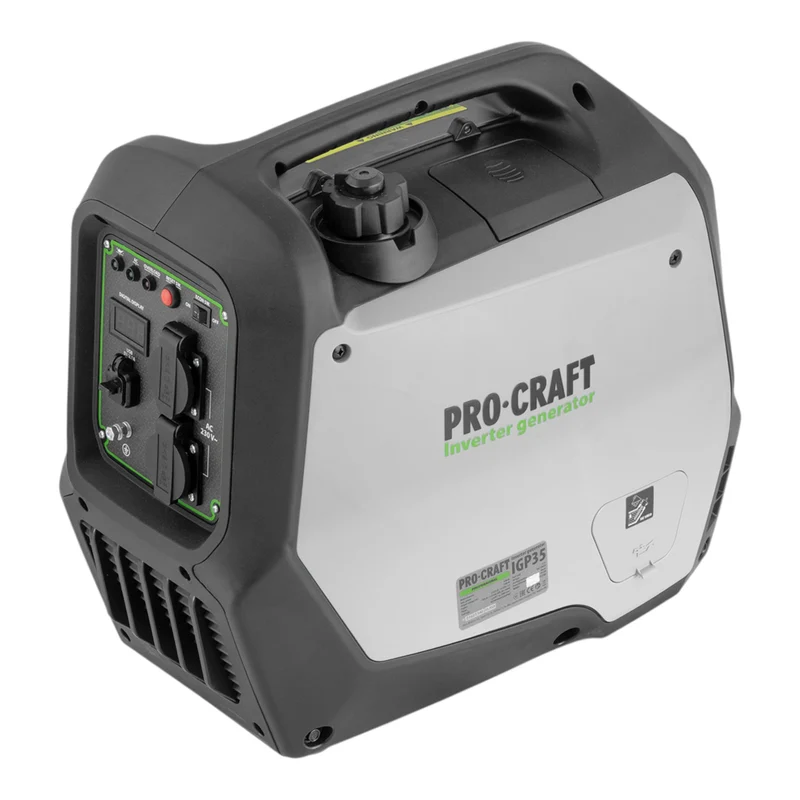 Générateur à onduleur à essence Procraft IGP35, 3,0 kW, 5,5 l, 2×, 230 V / 1x USB-A / 1x USB-C