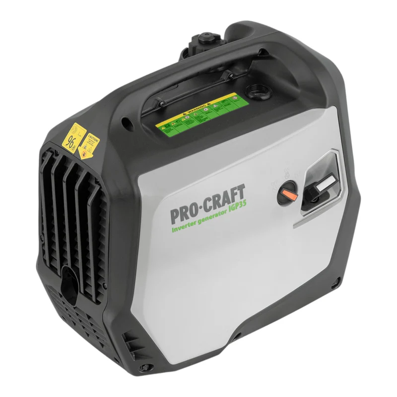 Générateur à onduleur à essence Procraft IGP35, 3,0 kW, 5,5 l, 2×, 230 V / 1x USB-A / 1x USB-C