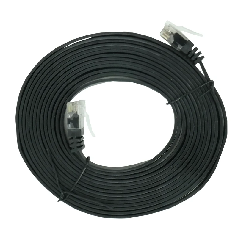 SCANPART - Câble réseau - UTP - Ultra plat RJ45 (Mâle) - RJ45 (Mâle) - 3,0 m