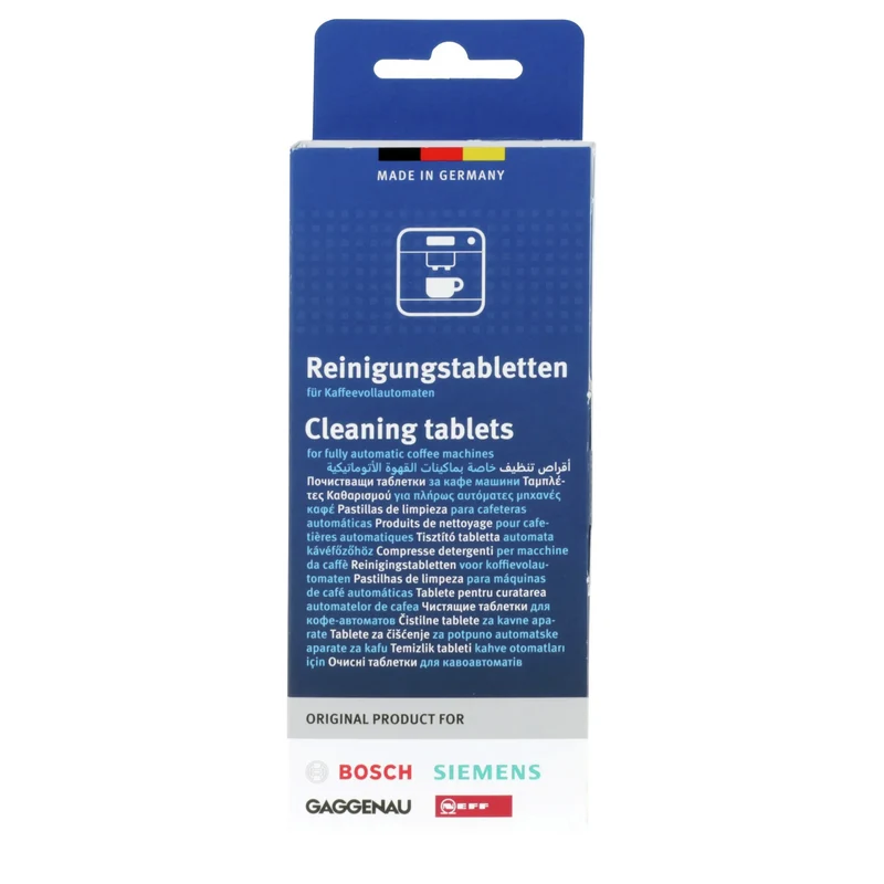 BOSCH SIEMENS - Coffee Cleaner TCZ8001N - Tablet Multi pack - 10 Pieces of 2,2 g