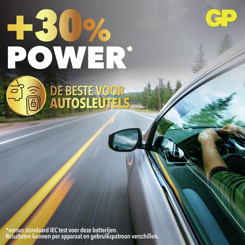 GP Lithium CR2016 - Multipack - 5 Pièces - 3 V - 90 mAh - Cellule bouton