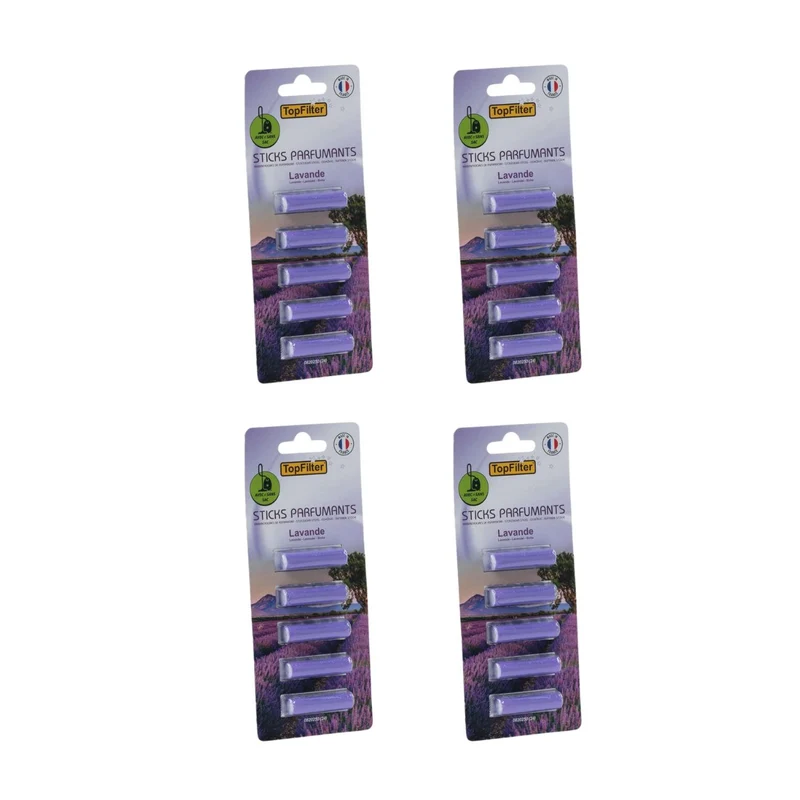 Lot de 2 désodorisants pour aspirateur avec parfum floral Top Filter Accessoires