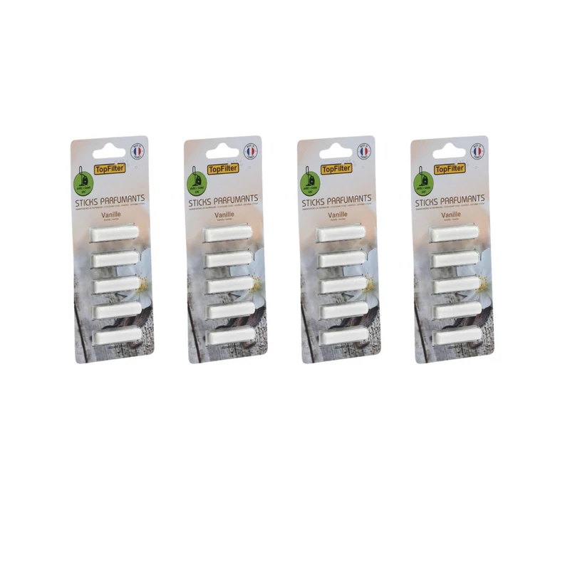 Lot de 2 désodorisants aspirateur parfum vanille Top Filter Accessoires