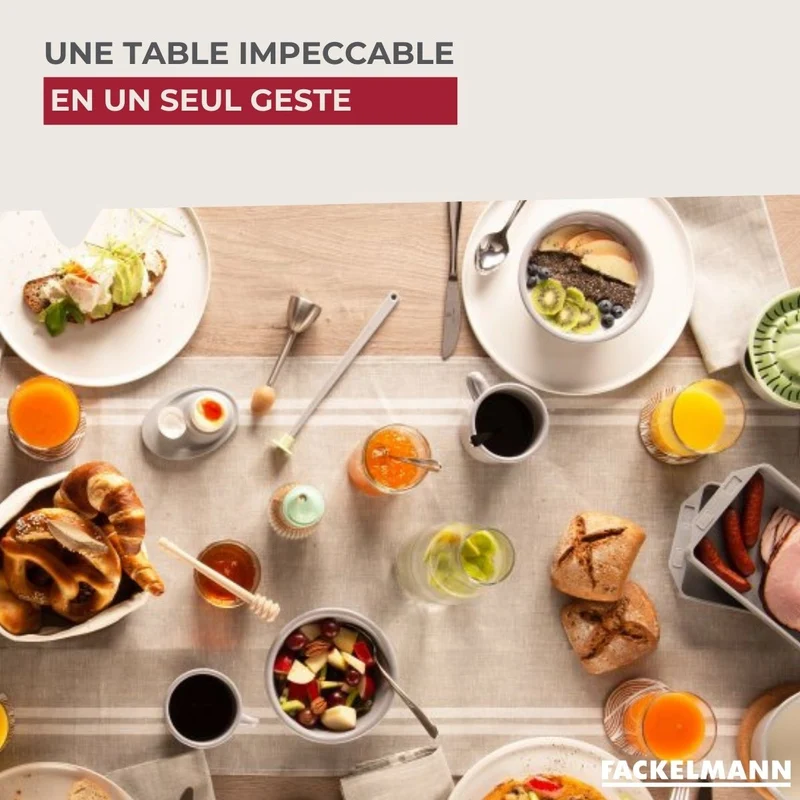 Ensemble de 2 ramasse miettes de table Fackelmann Tecno