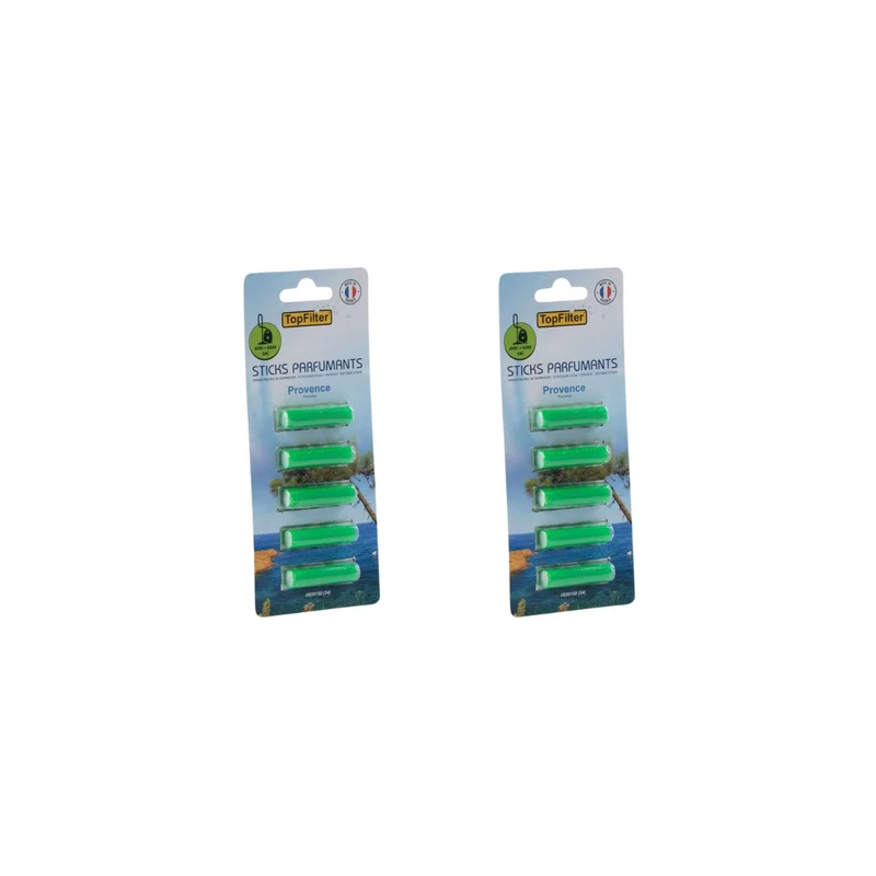 Lot de 2 Désodorisants aspirateur avec 2 sticks parfumants Top Filter Accessoires