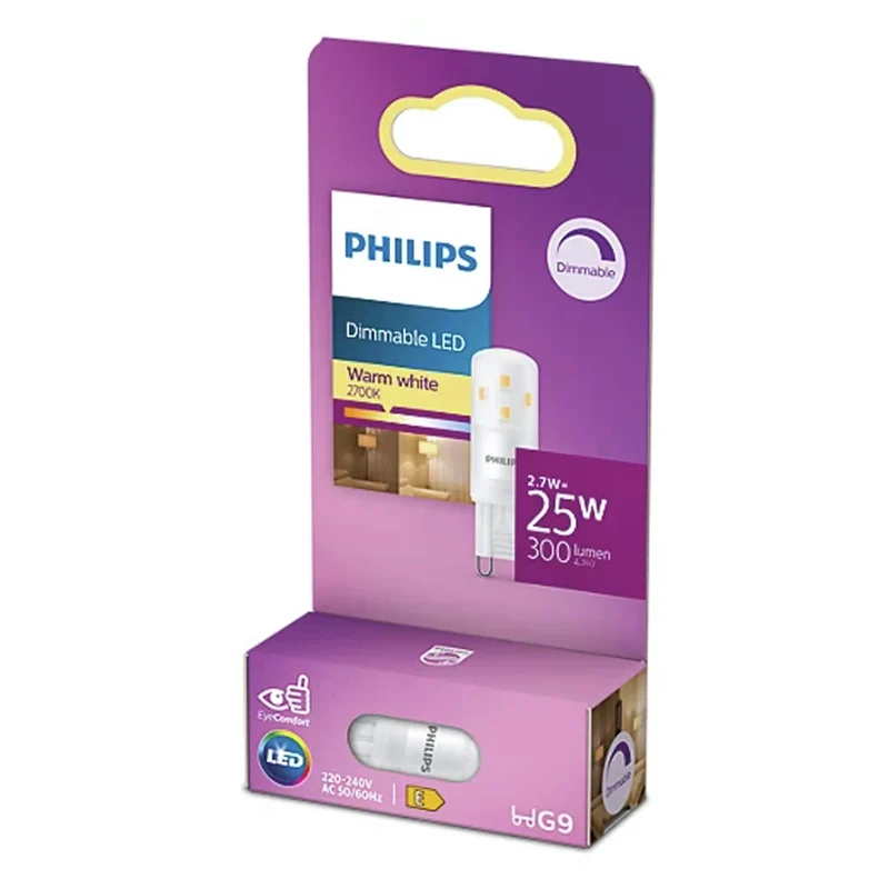 PHILIPS - Capsule - G9 - 25 W - 480 Lumen - 2700 K - Frosted - Capsule - Dimmable