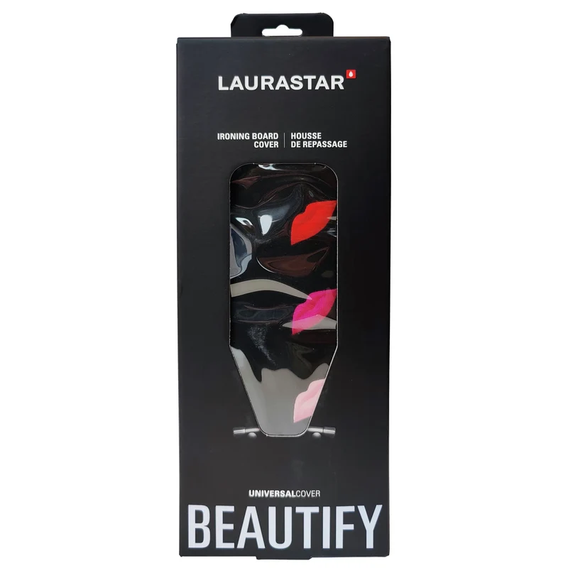 LAURASTAR - Housse de table à repasser - Lèvres - Rouge/Rose - 131 cm x 55 cm