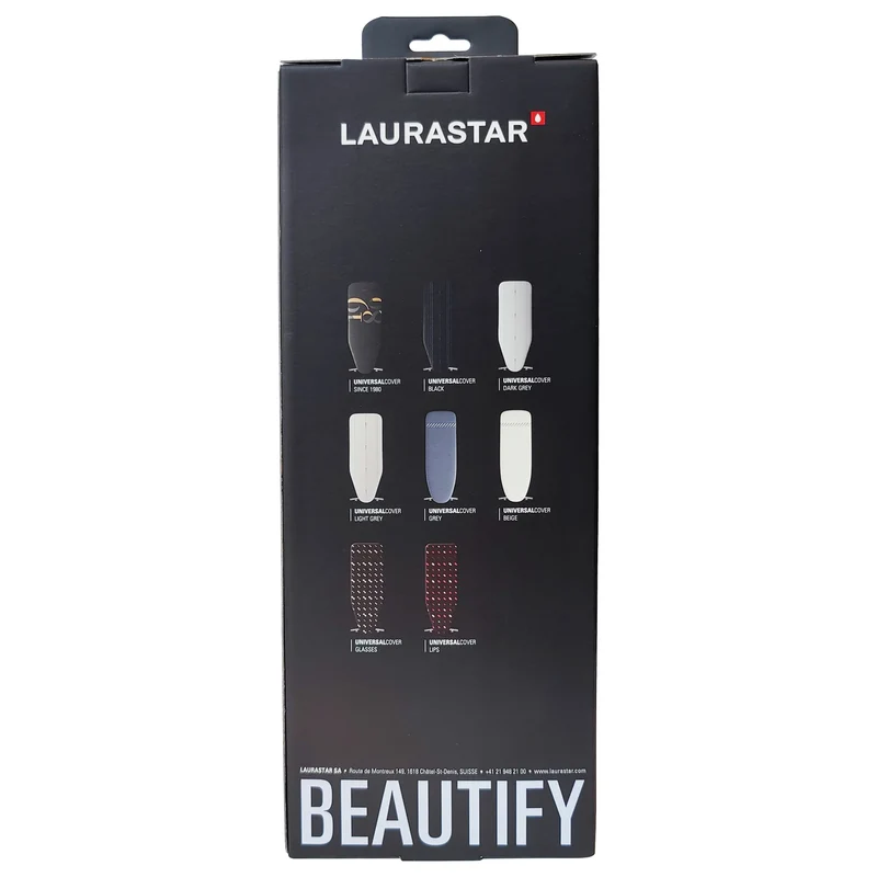 LAURASTAR - Housse de table à repasser - Lèvres - Rouge/Rose - 131 cm x 55 cm