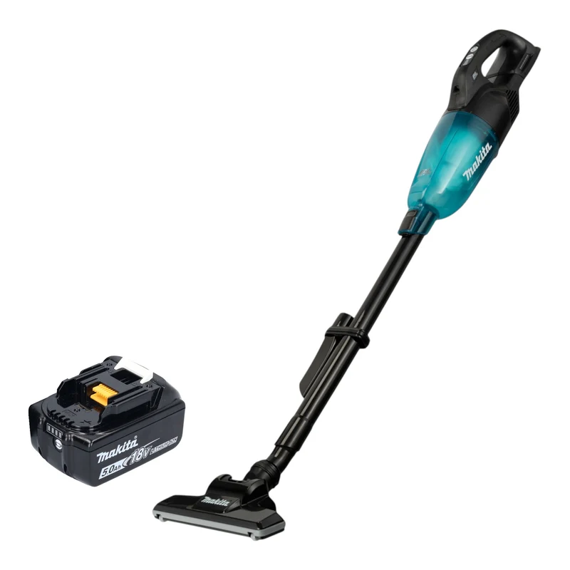 Aspirateur sans fil Makita DCL 284 FTB 18 V 0,73 l noir Brushless + 1 batterie 5,0 Ah - sans chargeur