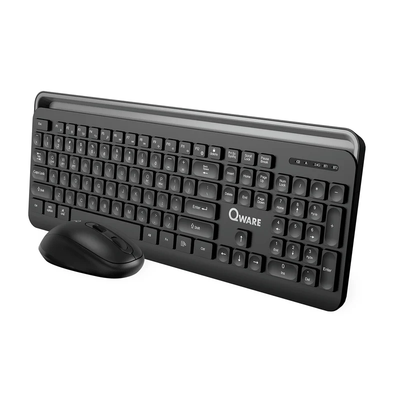 QWARE - Souris et clavier - Rotherham - Sans fil - USB-A | Bluetooth