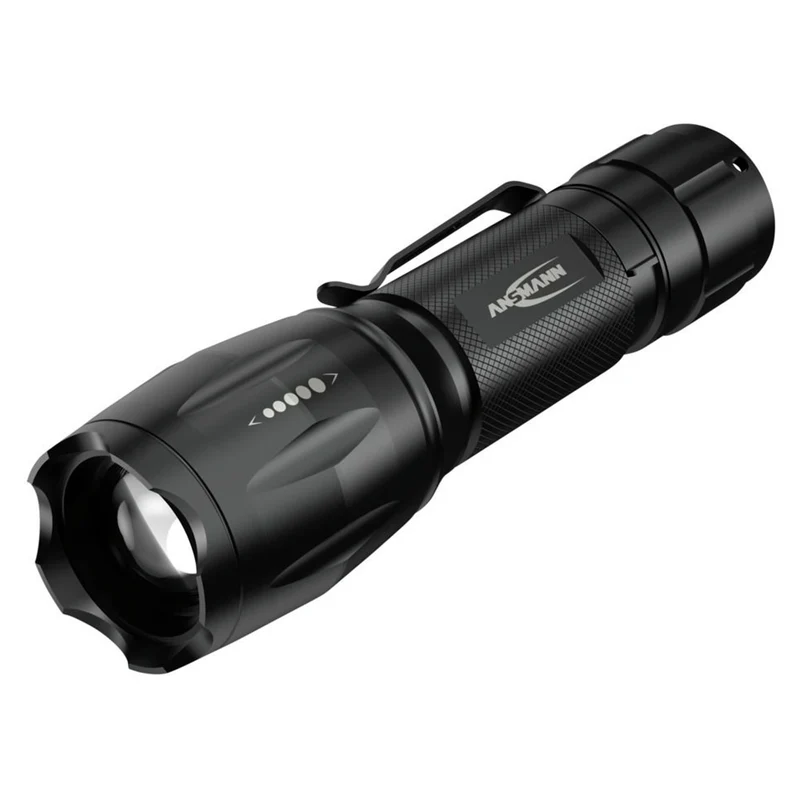 ANSMANN - Lampe torche - 100 lumens - Noir - 3 piles AAA