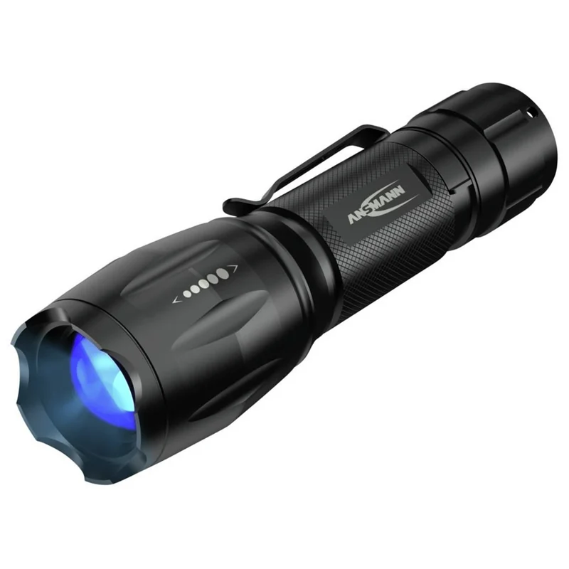 ANSMANN - Lampe torche - 100 lumens - Noir - 3 piles AAA