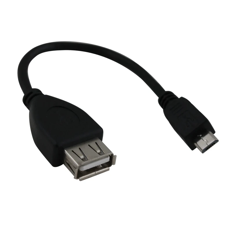 SCANPART - Câble de charge et de données - Câble adaptateur - USB 2.0 Micro USB (Mâle) - USB-A (Femelle) - 0,15 m