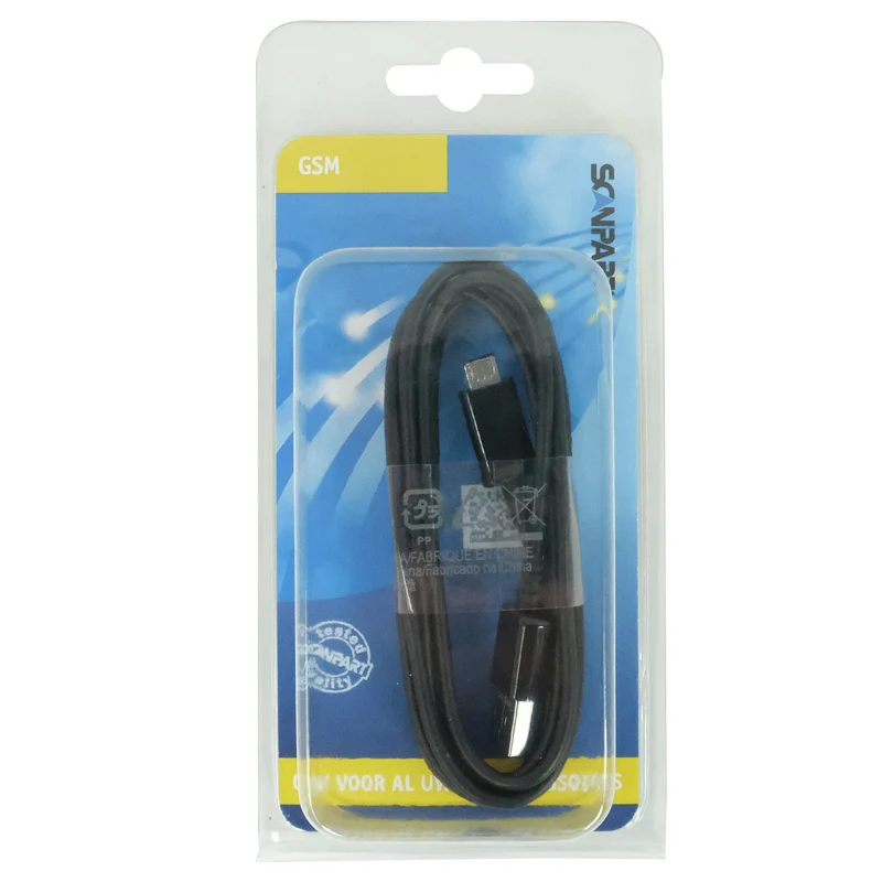 SCANPART - Câble de chargement et de données - USB-A (Mâle) - Micro USB (Mâle) - 1,5 m
