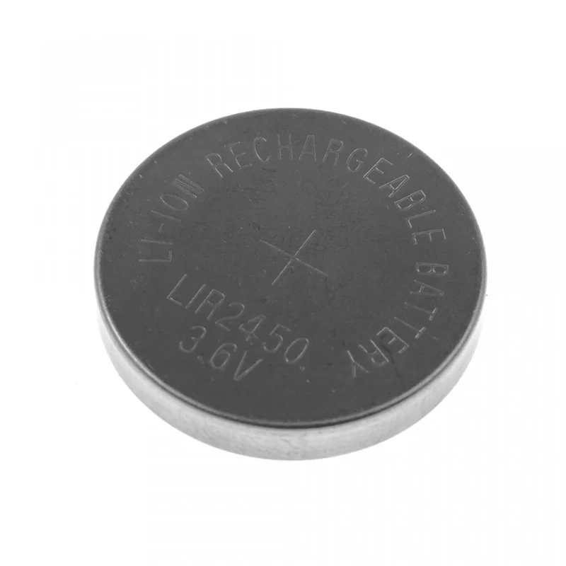 IIQUU Li-ion LIR2450 - 3.6 V - 120 mAh - Rechargeable - Cellule bouton