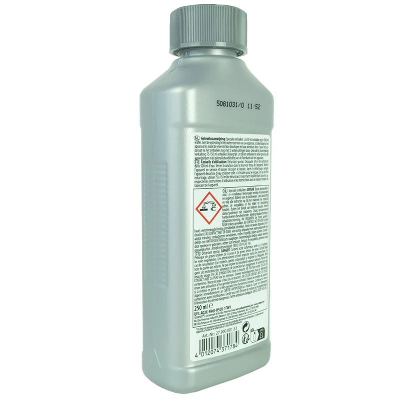 SCANPART - Détartrant - Liquid 250 ml - Applicable to Pad machines