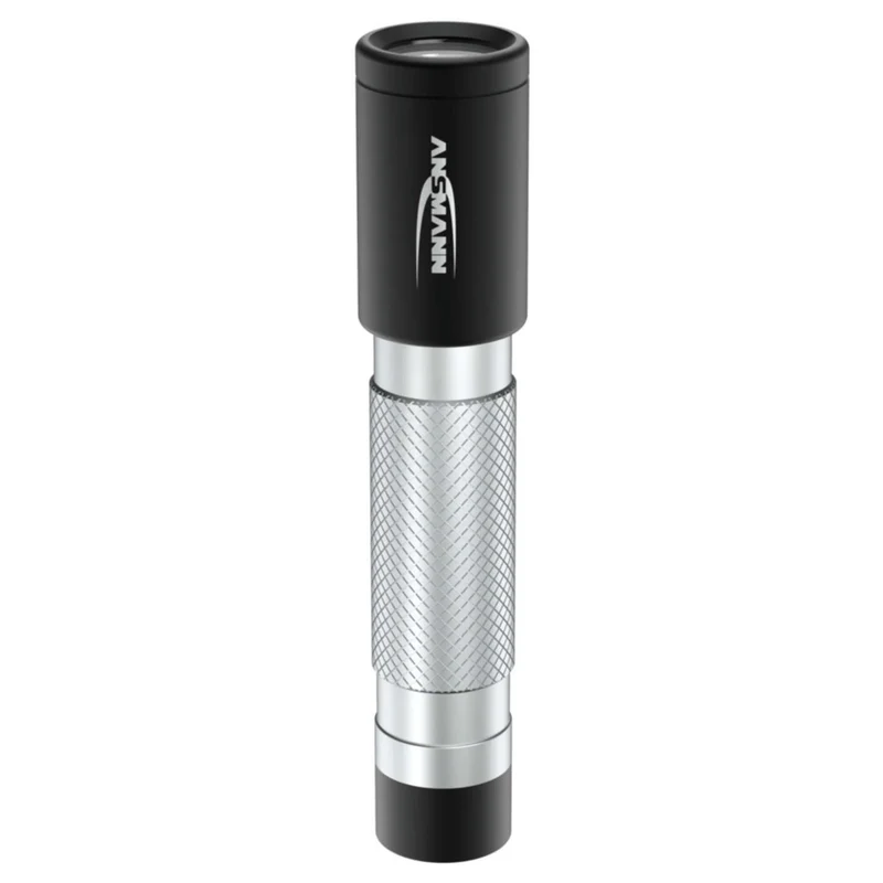 ANSMANN - Lampe torche - 50B - 55 lumens - Noir + Argent - 1 pile AAA