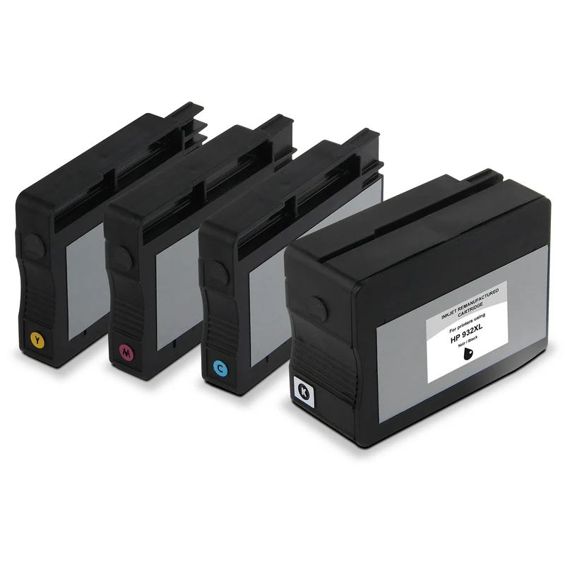 RECYCLECLUB XL Cartouche d'encre 932XL | 933XL - Multipack - Noir + Bleu + Rouge + Jaune - Remplace HP