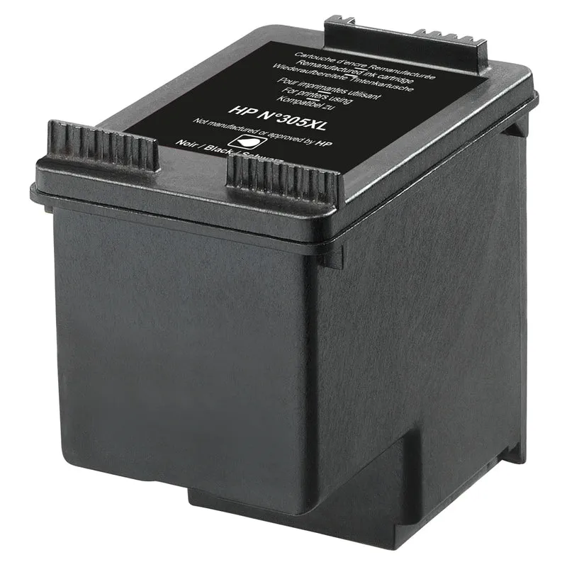RECYCLECLUB Cartouche d'encre 305XL - Noir - Remplace HP