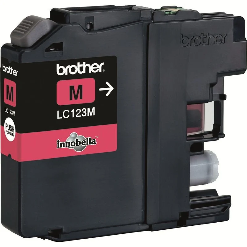 BROTHER Cartouche d'encre LC123M - Rouge