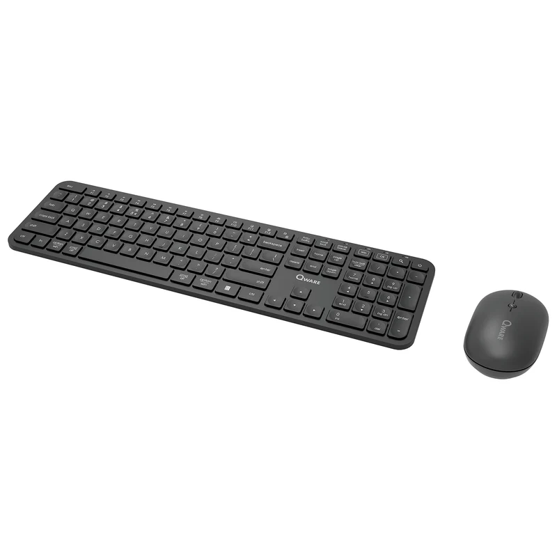 QWARE - Souris et clavier - Eastbourne - Sans fil - USB-A/C